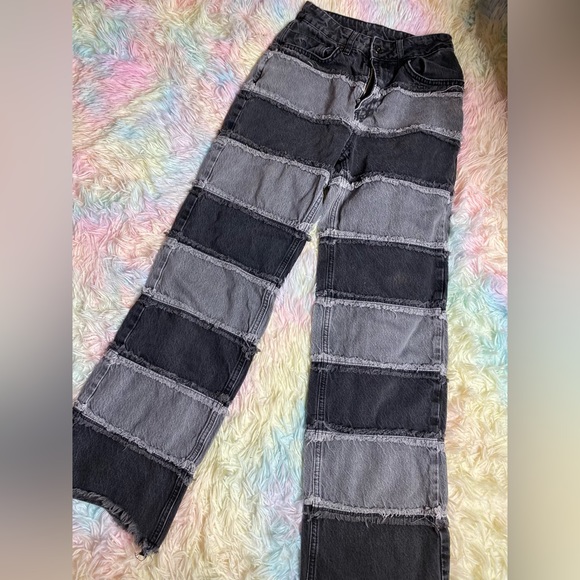 The ragged priest black patchwork jeans - Picture 7 of 10